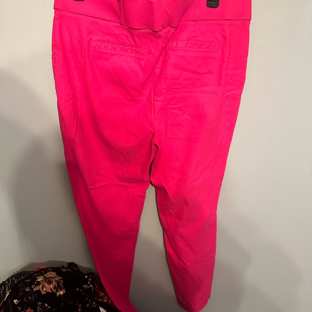 Vera Wang Hot Pink Dress Pants L - Picture 4 of 4